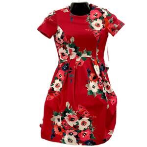 Eliza J Floral Midi Dress Size 0 NWT